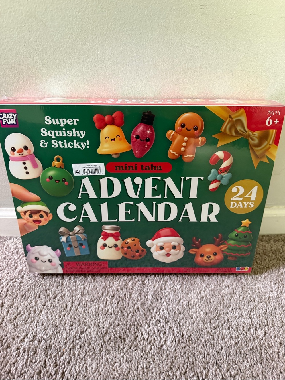 NEW Crazy Fun RMS Taba Advent Calendar - 24 Days of Squishy Holiday Toys